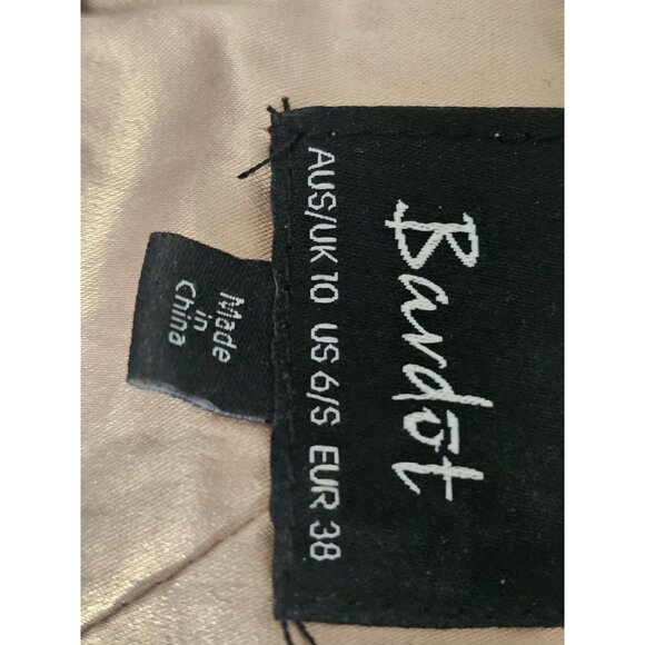 Bardot Daisy Lace A-Line Dress in Navy & Nude size 6 - Picture 5 of 14